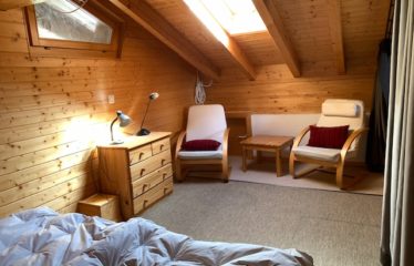 Appartement 4 pièces sous les combles d’un grand chalet – à vendre