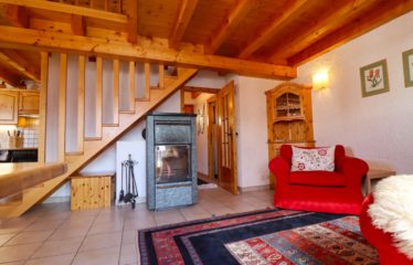 Chalet mitoyen avec studio indépendant et vue dégagée – à vendre