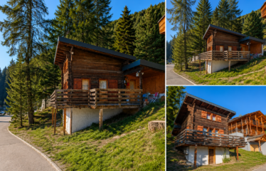 Chalet cosy avec terrasse à Saint-Luc