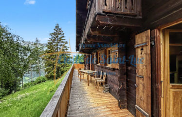 Superbe chalet et ses deux raccards – à vendre